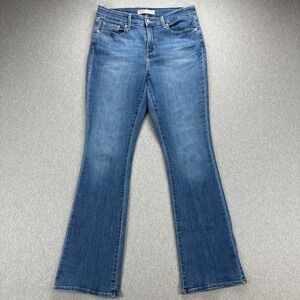 Levi Jeans Womens 8 Mid Rise Bootcut Medium Wash Stretch Slimming Cowgirl